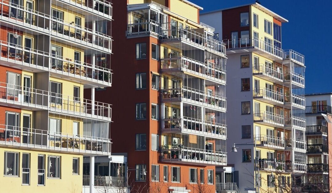 bostadsrättsförening flera byggnader